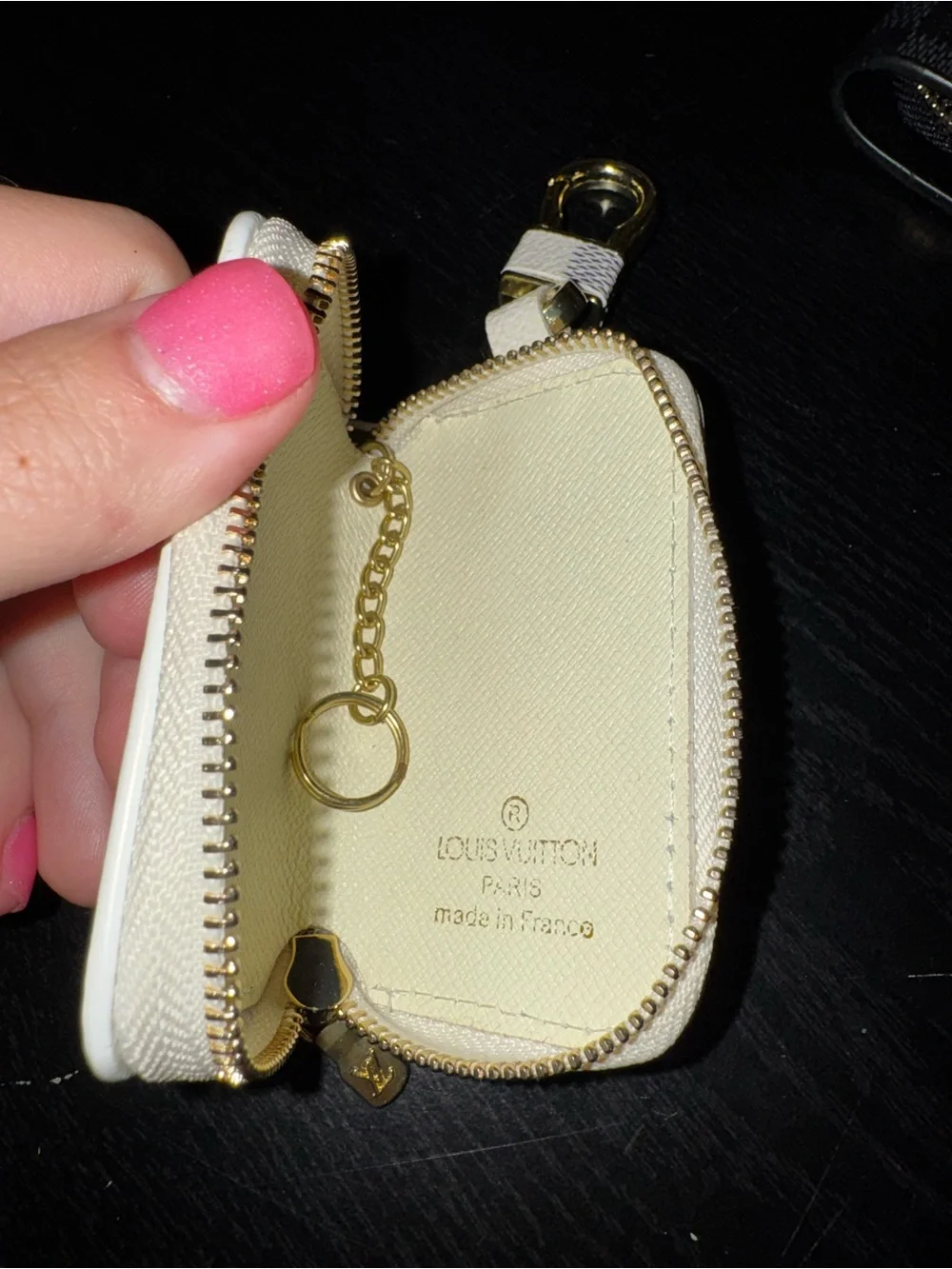 LV Key Fob Holder Keychain
